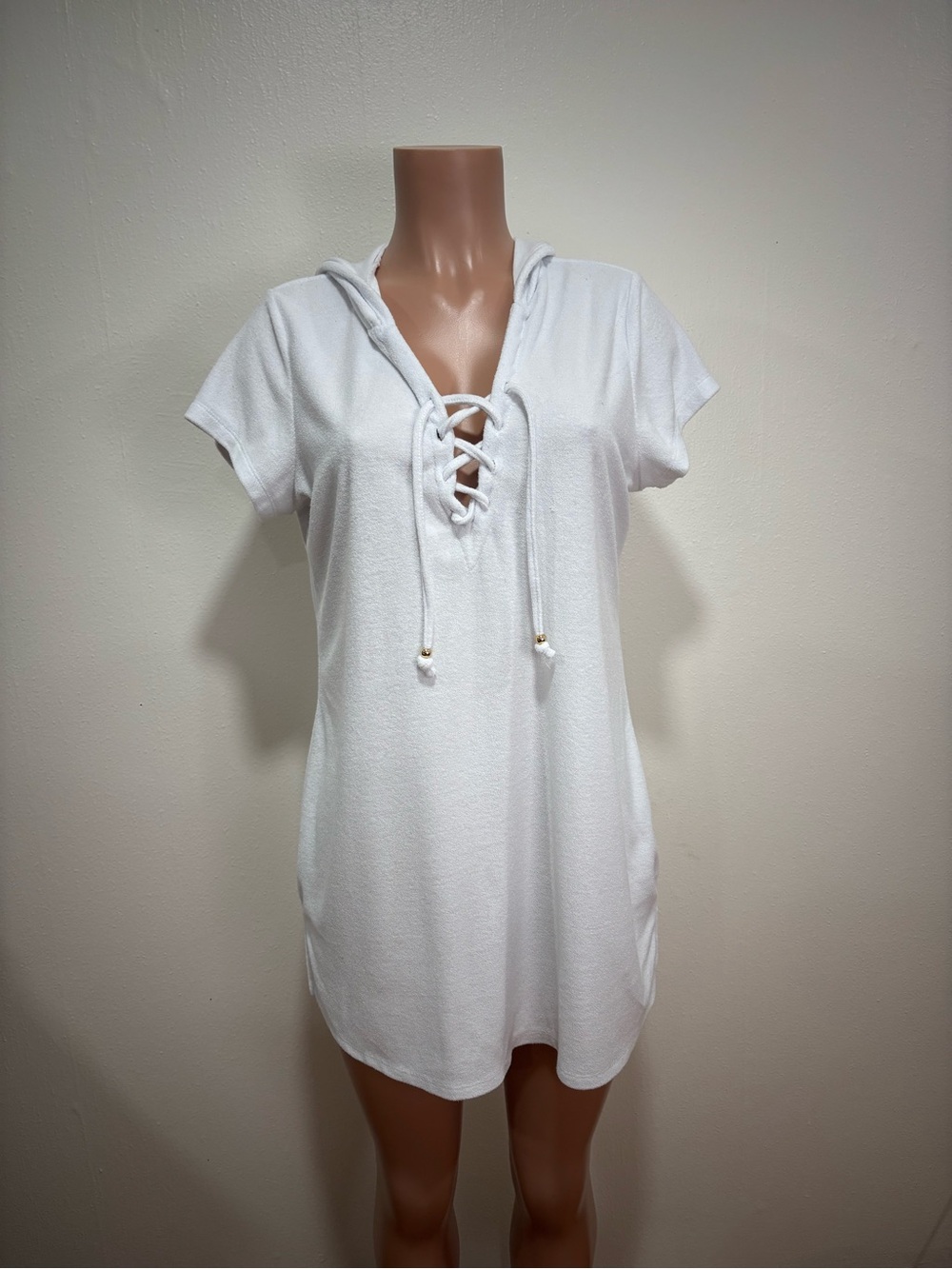 White Swimsuit Coverup